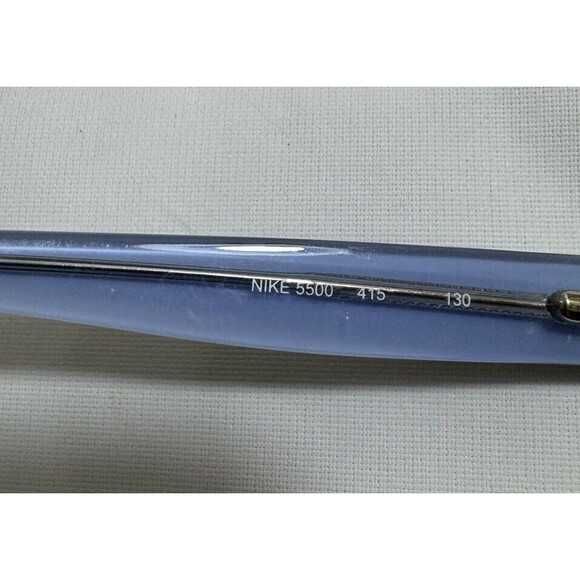 NIKE KIDS EYEWEAR 5500 47/17/130 415 BLUE FLEX HINGE EYEGLASSES - Picture 5 of 9